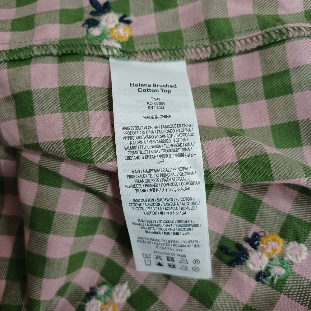 Boden Helena Brushed Cotton Top - Picture 8 of 8